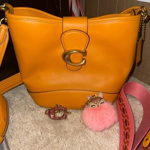 Coach tali bag in papaya